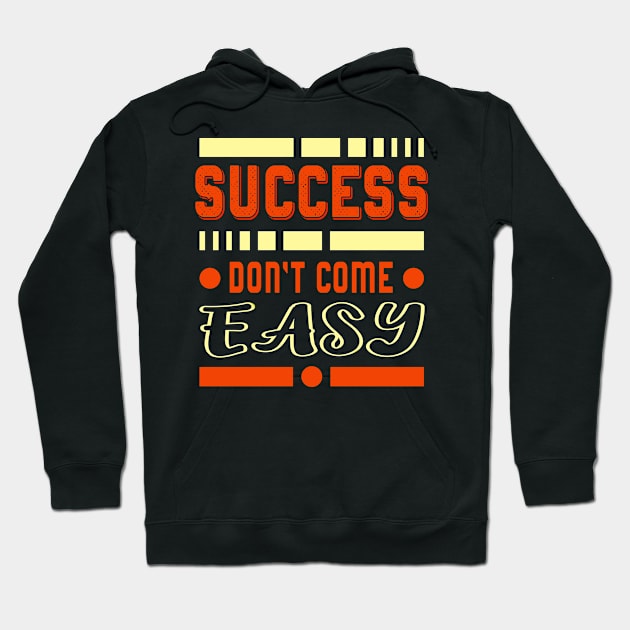 Success Inspirational Saying Entrepreneur Gift Hoodie by Foxxy Merch